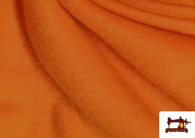 Venta de Tela Polar Térmica color Naranja