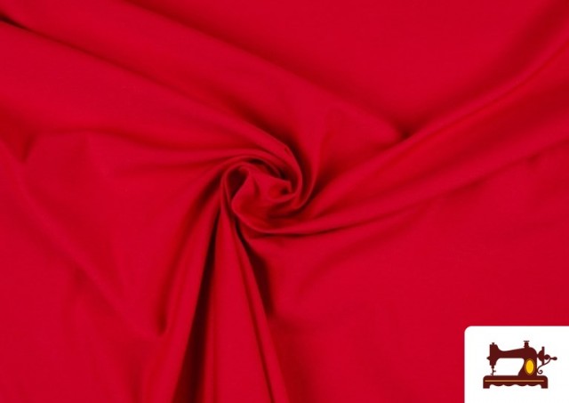 Tela Barata de Colores Strecth Ancho Especial 280 cm. color Rojo