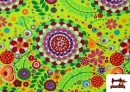 Comprar online Tela Graffity Fantasia Estampada Multicolor
