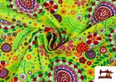 Venta online de Tela Graffity Fantasia Estampada Multicolor