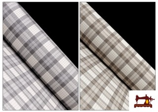 Tela de Cuadros de Viella Algodón