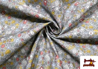 Tela de Popelín estampado Hobbies