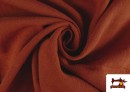 Tela de Lino Viscosa De Colores color Teja
