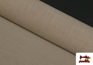 Tela de Lino Viscosa De Colores color Tostado