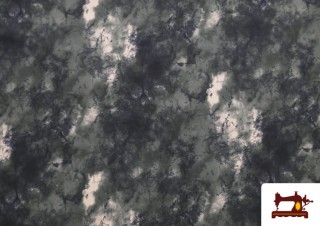 Comprar Tela de Algodón Estampada Marmoleada color Verde botella