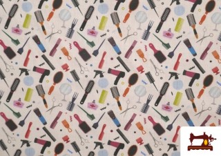 Venta de Tela Estampada de Material de Peluquería
