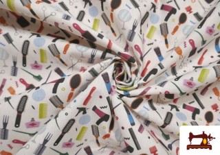Tela Estampada de Material de Peluquería