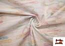 Tela para Cortinas de Cubiertos de Colores