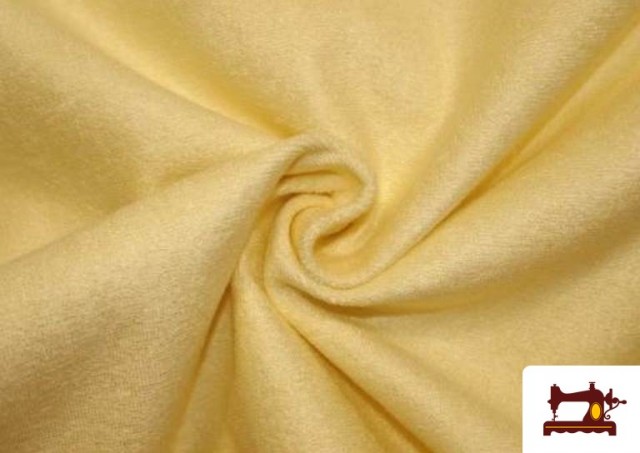 Venta online de Tela de Franela de Bambú Con Capa Impermeable Empapador color Amarillo