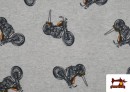 Venta online de Tela de Sudadera Motos Estilo Harley-Davidson