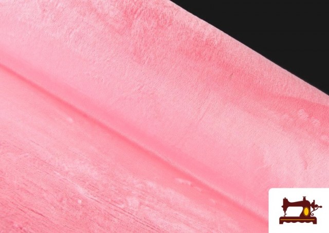 Comprar online Tela de Pelo Corto de Colores color Rosa pálido
