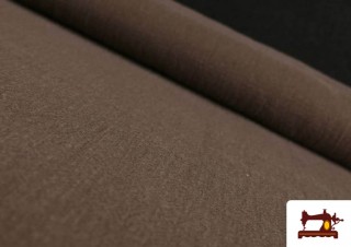 Venta online de Tela de Lino Lavado a la Piedra Ramio (14 colores) color Marrón