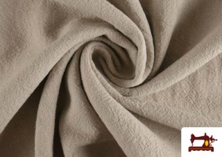 Tela de Lino Lavado a la Piedra Ramio (14 colores) color Arena