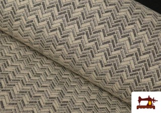 Tela de Tapicería de Gobelino Trenza Espiga  Ancho 140 cms color Beige