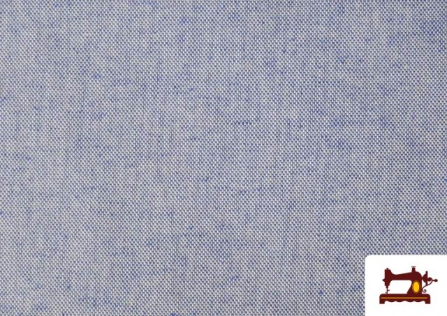 Comprar Tela de Loneta Panamá Algodón Orgánico 100% color Azul