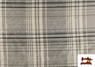 Comprar Tela de Seda Natural Shantung Cuadros Gris Comprar Tela de Seda Natural Shantung Cuadros Gris