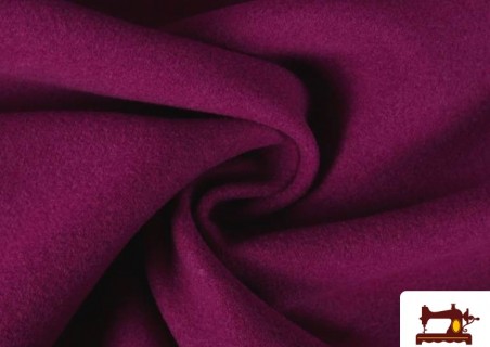 Tela de Paño Mouflon de Colores Colores Buganvilla