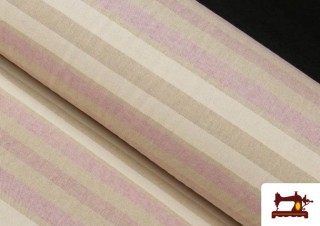 Tela de Loneta Panamá Rayas Grandes