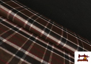 Tela de Paño de Lana de Cuadros