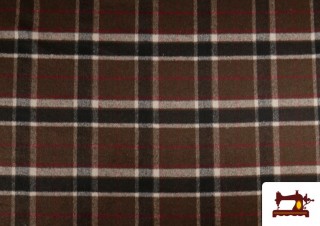 Venta de Tela de Paño de Lana de Cuadros