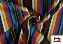 Venta online de Tela de Manta con Rayas de Varios Colores