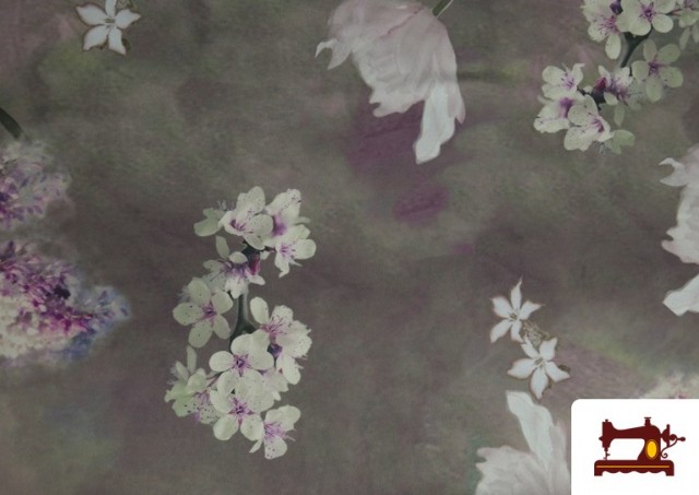 Venta online de Tela de Neopreno Floral Hortensias