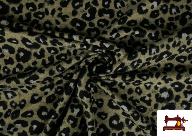 Venta online de Tela de Punto Interlock estampado Animal