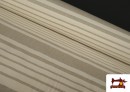 Tela de Loneta Panamá Rayas Separadas color Gris