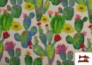 Venta de Tela de Loneta de Cactus