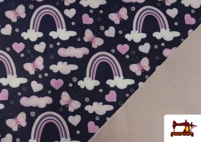 Venta online de Softshell estampado Arcoiris