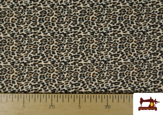 Venta de Tela de Punto de Licra Estampada Animal Pequeño Leopardo