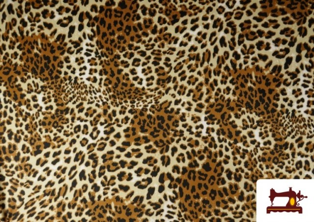 Comprar Tela de Licra Estampado Animal Leopardo