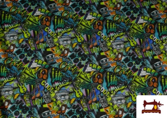 Comprar Softshell estampado Grafitti