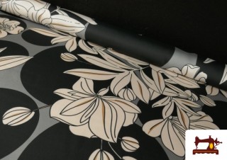 Comprar Tela de Creppe Satén Estampado Floral Comprar Tela de Creppe Satén Estampado Floral