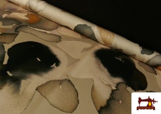 Comprar Tela de Creppe Satén Estampado Acuarela Comprar Tela de Creppe Satén Estampado Acuarela
