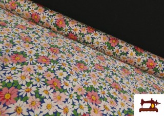 Tela de Creppe Floral