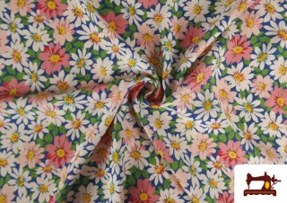 Tela de Creppe Floral