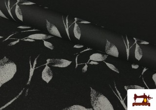 Tela de Jacquard para Tapicería Hojas