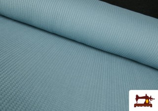 Comprar Tela de Punto de Algodón Waffle Tejido de Colores color Azul Comprar Tela de Punto de Algodón Waffle Tejido de Colores color Azul