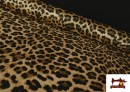 Tela de Creppe de Leopardo