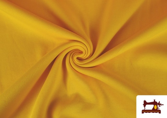 Tela de Sudadera de Colores (+24 Colores) color Amarillo