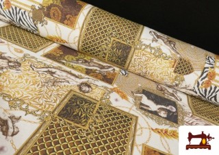 Tela de Loneta Digital Estampado Ángeles y Querubines