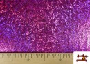 Tela de Lycra con Holograma de Colores color Rosa