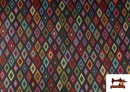 Comprar Tela de Tapicería de Gobelino Estampado Rombos