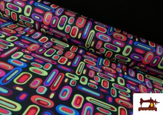 Tela Stretch estampado Cápsulas