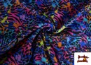 Venta online de Tela de Sudadera Invierno Estampado Animal Multicolor