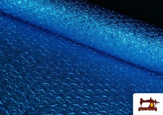 Comprar Tela con Relieve Metalizada de Colores color Azul