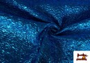 Venta online de Tela con Relieve Metalizada de Colores color Azul
