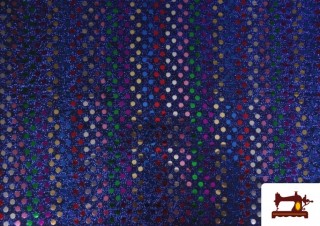 Comprar Tela de Lentejuelas Multicolor color Azul