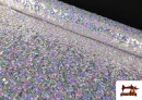 Tela de Lentejuelas para Vestuario Multicolor